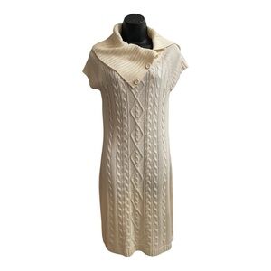 Small Sweater dress. Women’s size small. Ivory. Calvin Klein.
